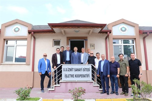 Vali İlhami Aktaş'tan, S.S. İzmit Sanayi Sitesi’nde Esnaf Ziyaretleri