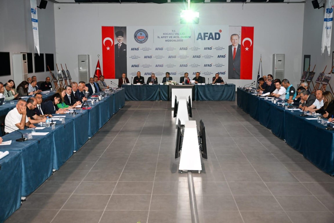 Kocaeli İRAP İzleme ve Değerlendirme Toplantısı, Vali İlhami Aktaş Başkanlığında Gerçekleşti